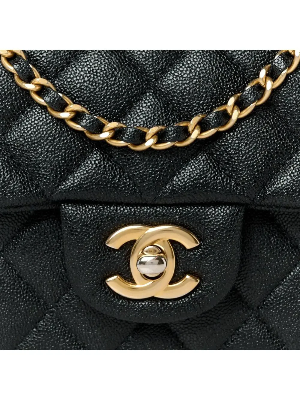 Chanel Caviar Quilted Mini Top Handle #326788C90B